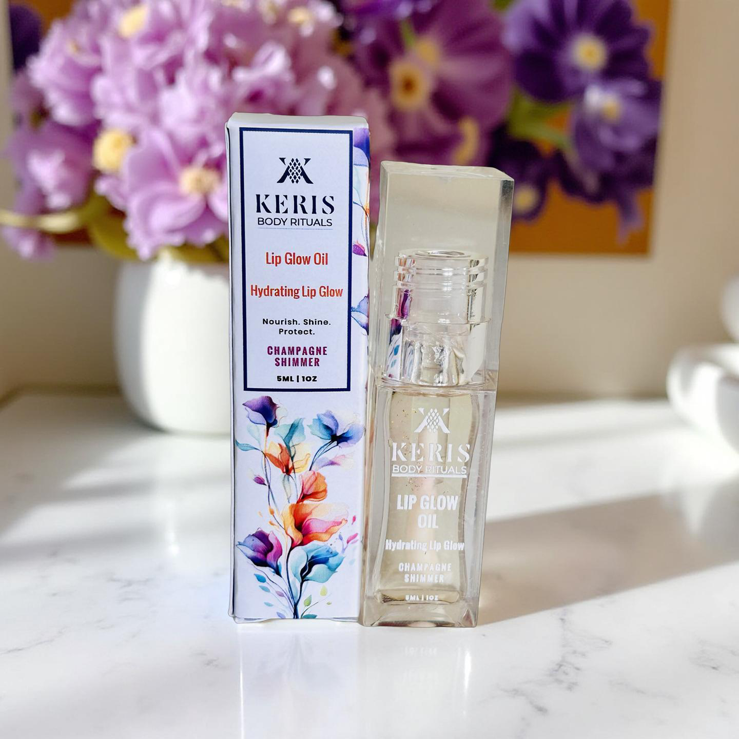 Keris Lip Glow Oil - Champagne Shimmer